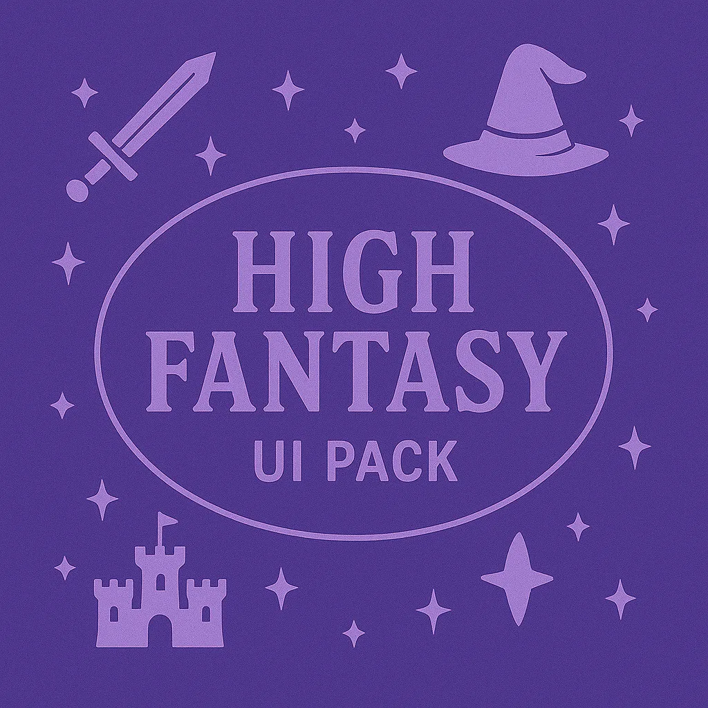 High Fantasy UI Pack product preview